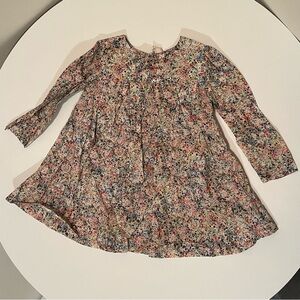 Sailor Rose Cotton Rainbow Splatter Pattern Dress